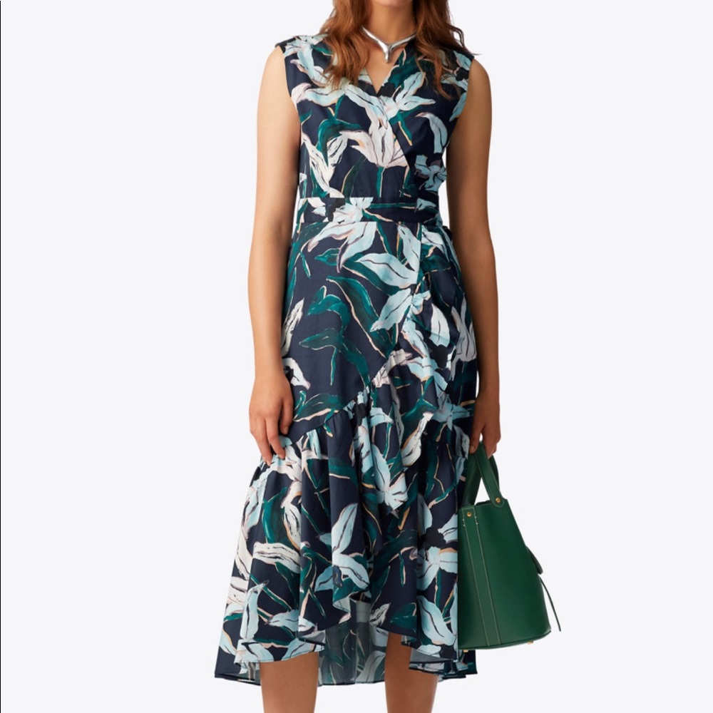 TORY BURCH XS WRAP DRESS